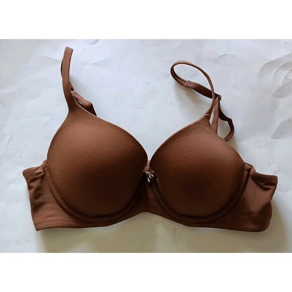 Soma Embraceable Full Coverage Bra Size 36B Brown  Lightly Lined Underwire Soft - Picture 2 of 7